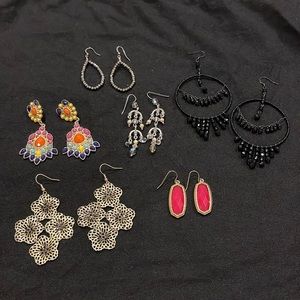 Lot of 6 earrings